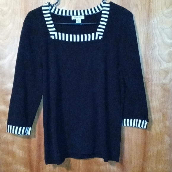 Hampshire Studio large blouse 3/4 inch sleeve - Picture 2 of 5